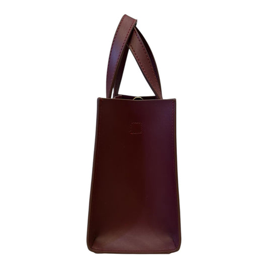 Burgundy Mini Tote Bag