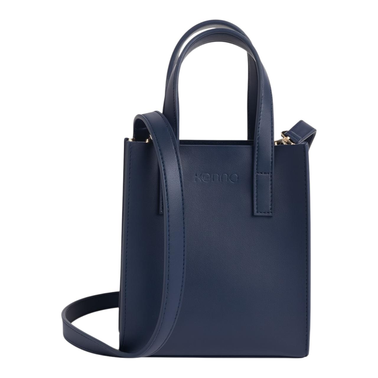 Navy Blue Mini Tote Bag
