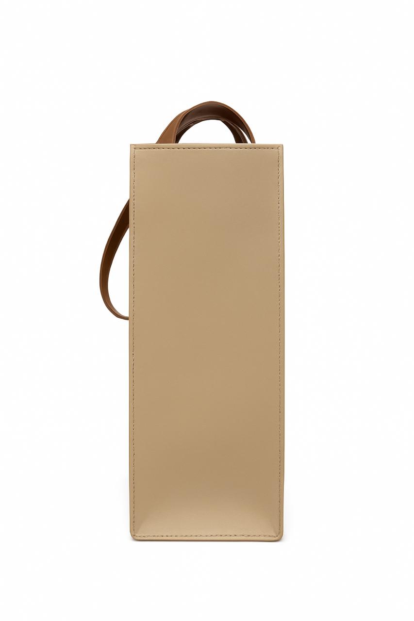 Beige Laptop Bag