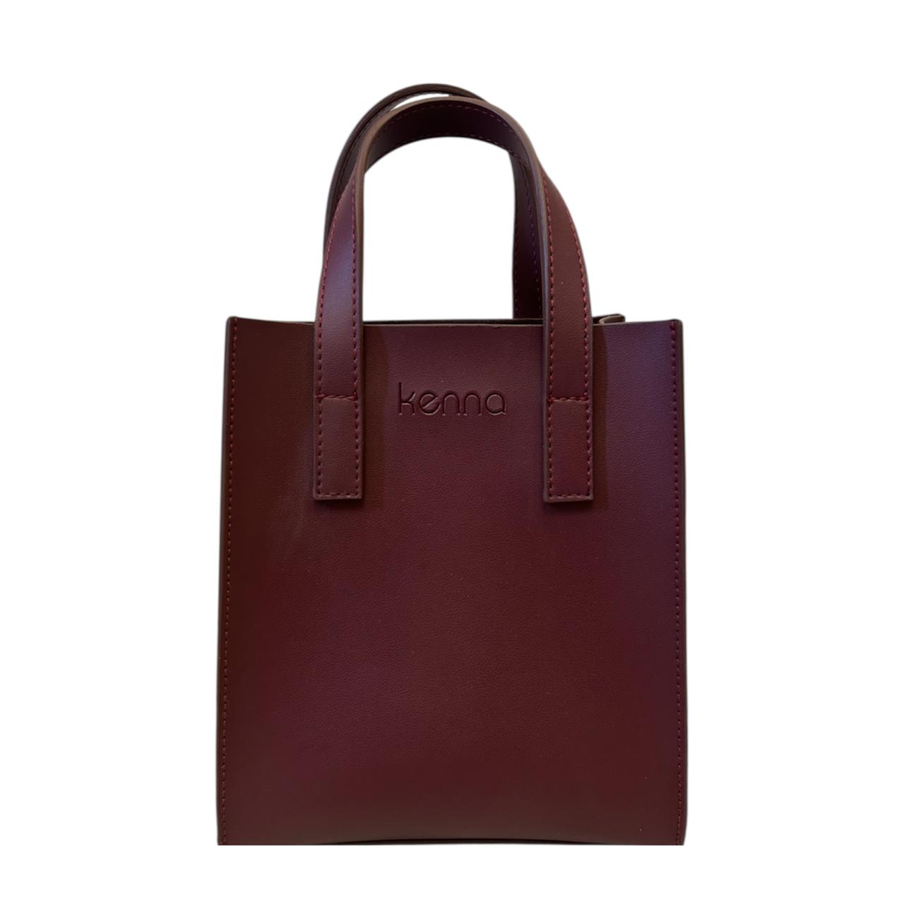 Burgundy Mini Tote Bag