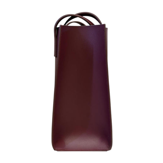 Burgundy Small Tote Bag