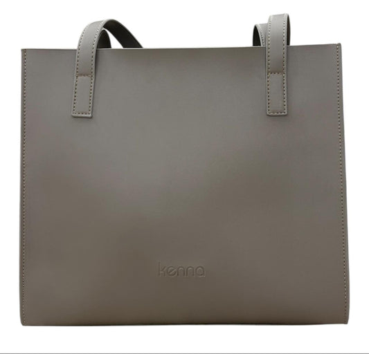 Grayish Beige Big Tote Bag