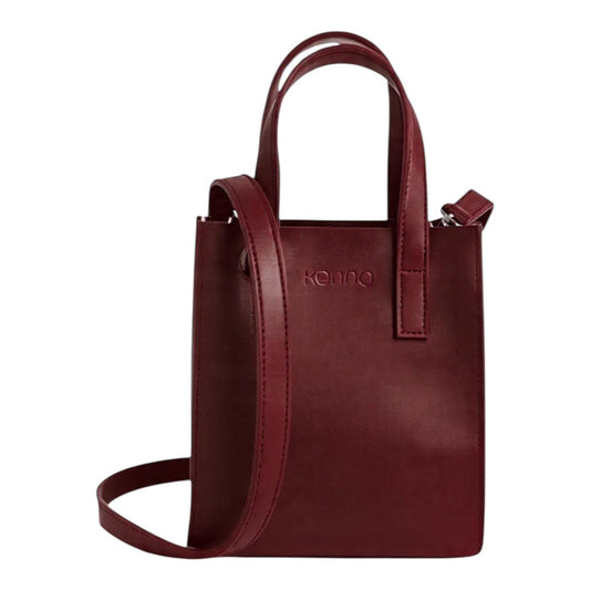 Burgundy Mini Tote Bag